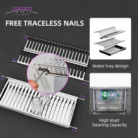 Alta Eficiência Grande Prato Rack Sobre Sink Dish Drainer Secagem Rack para Cozinha Contador Multifuncional Organizador Prateleira De Armazenamento