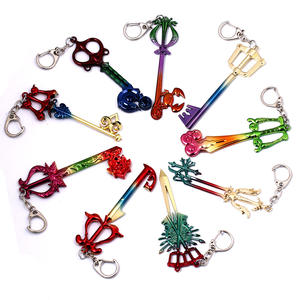 9 designs Game <span class=keywords><strong>Kingdom</strong></span> <span class=keywords><strong>Hearts</strong></span> Porte-clés en métal coloré pour la collection d'autres porte-clés - Product Image 2
