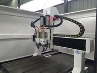 Machine de fraisage et de gravure CNC à double tête 7090 pour métal