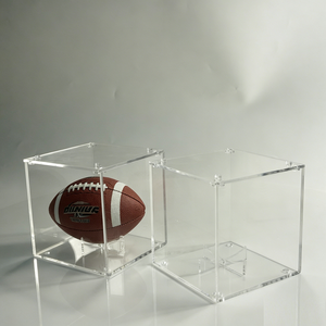 Wholesale Ultra Clear Foldable <b>Acrylic</b> Sports Ball Display Case for Memorabilia <b>Storage</b> - Product Image 2