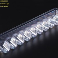 Emballage de flacon en plastique APET/PET/PTEG avec garantie ISO13485, plateau thermoformé médical pour liquides pharmaceutiques