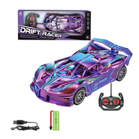 Coche RC Estilo Bugatti Escala 1:20 4 Canales Función Completa Acabado Electrochapado Colorido Listo para Usar Interior/Exterior con Cargador para Niños