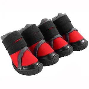 New Outdoor Keep Warm stivali per animali domestici grandi antiscivolo scarpe per cani stivaletti impermeabili per scarpe per cani da esterno per cani di taglia medio-grande