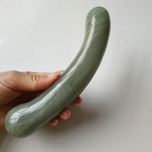 Huiyingクリスタルディルド手彫りの巨大なクリスタルグリーンアベンチュリンジェイドペニス女性のためのセクシーなおもちゃを癒すためのセクシーなおもちゃ - Product Image 4