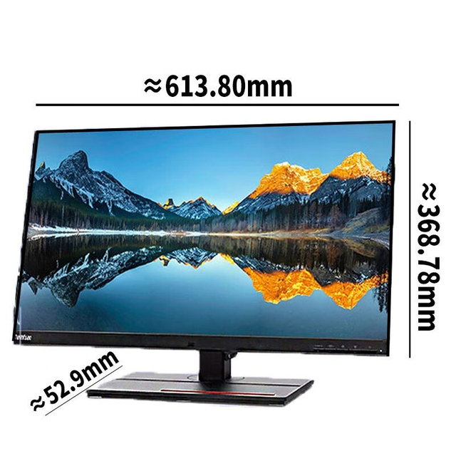 High Performance Lenovo/ThinkVision 27 Inch 4K AdobeRGB Low Blue Light Graphics Display P27u-20 Office Monitor