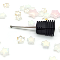 Ensemble de forets à ongles en diamant de marque personnalisée, 3/32 pouces, fraises à cuticules rotatives, accessoires de manucure, Kit d'ongles