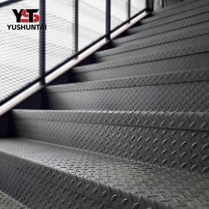 Placa de piso de acero de patrón elevado de diamante de grado comercial resistente con superficie antideslizante para seguridad industrial - Product Image 4