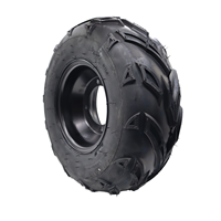 Pneu tubeless YUEBO 16x8-7 à bande de roulement flamme tout-terrain pour 4x4 ATV/buggy de plage/kart - Pneu robuste et durable avec garantie de 10 000 km