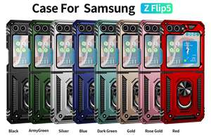 TPU PC 2 en 1 Anti-chute Pliant Armure Couverture Support Support Téléphone Cas pour Samsung <span class=keywords><strong>Galaxy</strong></span> Z <span class=keywords><strong>Flip</strong></span> 5 4 <span class=keywords><strong>3</strong></span> Antidérapant Téléphone Shell - Product Image 6