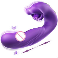 Vibrador Gelances Rose USB con Vibración de Punto G para Mujeres, Estimulación del Clítoris, Succión, Lamido, Placer Intenso, Orgasmo con Mordida de Labios