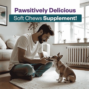 Suplemento de Glucosamina y Condroitina para Perros - Masticables Blandos Sin Granos de Rápida Absorción para Aliviar el Dolor de Cadera y Articulaciones - Product Image 2