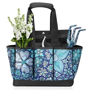 Free sample Garden Tool Bag Manufacturer Home Storage for Gardening by Men and Women Tool Kit Bag with Hand Tooled Basket - Product Image 1