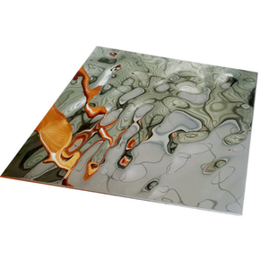 Placa <span class=keywords><strong>de</strong></span> Color 8K, decoración dorada, Panel <span class=keywords><strong>de</strong></span> pared 3d, onda <span class=keywords><strong>de</strong></span> agua con sello, acabado <span class=keywords><strong>de</strong></span> espejo, 201, 304 - Product Image 5