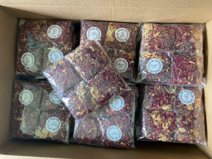 10g/sacchetto Fiori Secchi Misti Singoli di Gomphrena/Helichrysum/Gomphrena Globosa, Petali di Frutta a Forma di Fragola, Coriandoli per <span class=keywords><strong>Matrimonio</strong></span> - Product Image 6