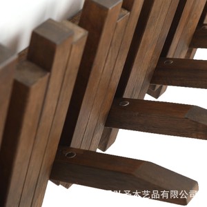 Piano Key Solid Wood Coat Rack <b>Wall</b> Mounted <b>Hooks</b> Entryway Clothing Organizer - Product Image 2