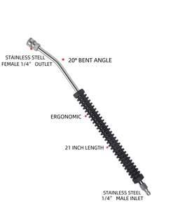 Remplacement de 20 pouces avec 1/4 Quick Connect Plug <span class=keywords><strong>Baguette</strong></span> de nettoyeur haute pression - Product Image 6