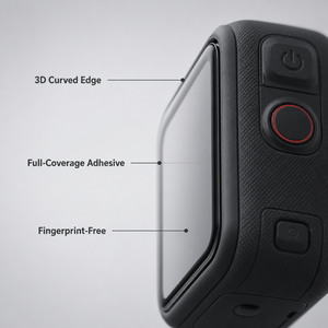 Protection d'écran en verre trempé pour Insta360 X6, <span class=keywords><strong>film</strong></span> transparent HD incurvé 3D pour caméra <span class=keywords><strong>360</strong></span>, anti-rayures, installation facile - Product Image 2