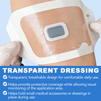 SEFUDUN Lot de 20 Pansements Adhésifs Transparents Imperméables, Grandes Couvertures de Plaies en Film Transparent pour Soins Post-Tatouage