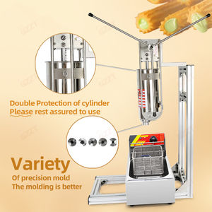 Gran oferta 5L Churros máquina <span class=keywords><strong>de</strong></span> palitos <span class=keywords><strong>de</strong></span> masa frita España máquina <span class=keywords><strong>de</strong></span> frutas latinas exprimidor manual Churros Churrera Maker con freidora <span class=keywords><strong>de</strong></span> 6L - Product Image 6