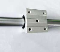 Scie pour table coulissante de porte en acier inoxydable, 25 30, rail coulissant SBR, support en aluminium rond, guide linéaire