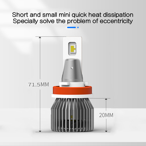 Faro LED <span class=keywords><strong>U6</strong></span> Plus Súper Brillante, Gran Venta, Alto Lumen, Impermeable, Disipación de Calor con Sustrato de Cobre de Doble Cara, Faro LED para Automóvil - Product Image 3