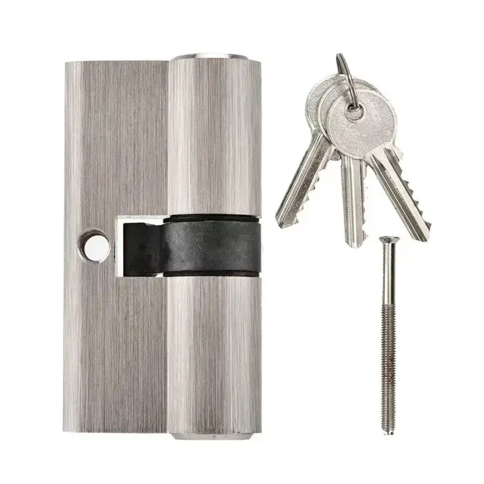 銅製ダブルオープンロックシリンダーアンチスナップアンチドリル盗難防止木製ドア用木製ドアロックシリンダー