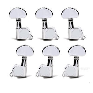 Bán Buôn Chất Lượng Tốt Kim Loại Chrome Hình Bán Nguyệt Lớn Kèm Theo Đầy Đủ 3R3L Acoustic Guitar Điều Chỉnh Pegs - Product Image 2
