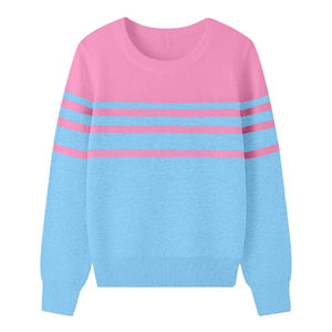 เสื้อผ้าลำลองคุณภาพสูงสำหรับผู้หญิง ชุดนักเรียนหญิงสไตล์กรีกแบบสั่งทำ ปักลาย |   คาปา |   เสื้อสเวตเตอร์ถักสำหรับทุกฤดูกาล - Product Image 1