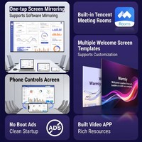 Prix d'usine – Écran interactif plat intelligent Android 13 de 65, 75, 86 pouces, 4K UHD, 20 points multi-touch, 120 Hz, pour réunions
