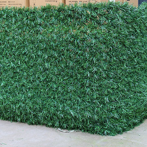 EM3426 Clôture de haute qualité Décoration de cour Clôture artificielle <span class=keywords><strong>Mur</strong></span> de clôture en faux pin vert avec aiguilles - Product Image 5