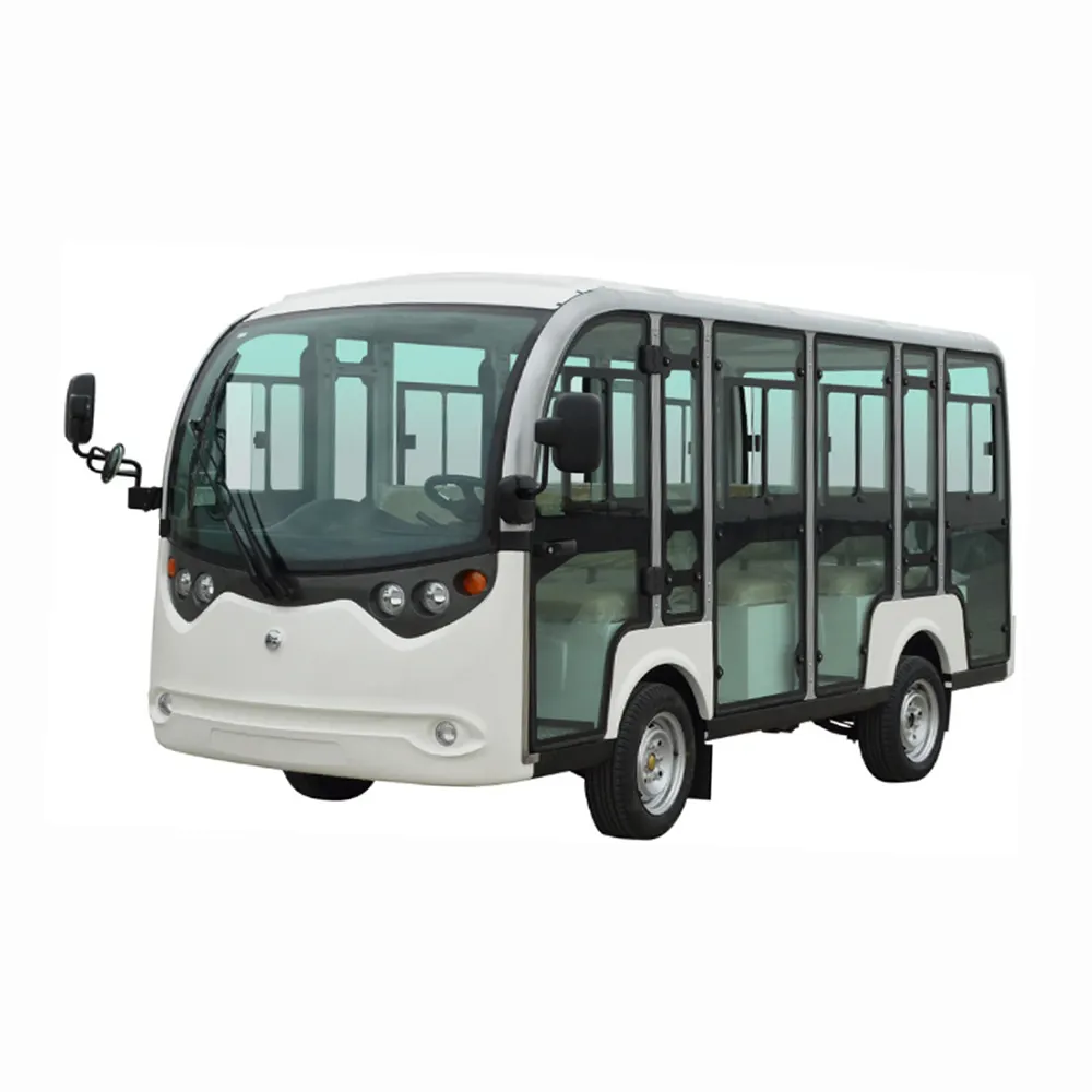 Huanxin electric tourist car Electric Golf Bus 8 Seaters Shuttle Bus with Doors