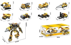 High Quality Transforming Building Blocks Set <strong>Transformation</strong> Robots Kids Toys Vehicle Brick Set - Product Image 5