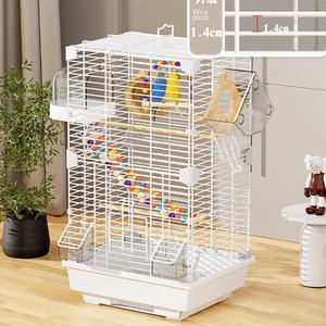 Xuanfeng Villa büyük Metal kuş göz kafesi şakayık kaplan cilt düğme kapatma ev uzay görünümü katı papağan kuş depolama - Product Image 1