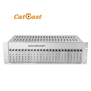 Modulador Analógico de Frecuencia Fija Catcast 24 en 1, Apto para 47-860MHz, Entrada 5V/AC 240V, Salida 75 F-Hembra, Comunicación IP - Product Image 1
