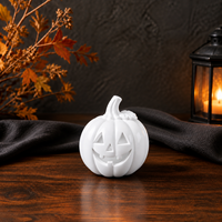 Bubuk Gipsum Tanpa Gelembung Ekstra Putih 9.0Mpa Permukaan Halus Bubuk Resin Ramah Lingkungan untuk Halloween Diy Labu Lukis