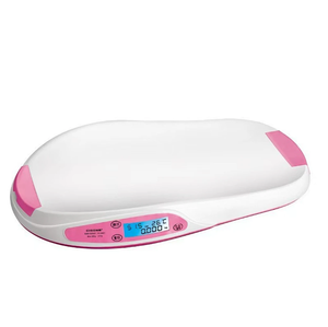 Portable <strong>40kg</strong> <strong>Electronic</strong> Baby <strong>Scale</strong> ABS Plastic Platform <strong>Scale</strong> 5g Accuracy Height Measuring Baby Weighing <strong>Scale</strong> OEM Customized - Product Image 1