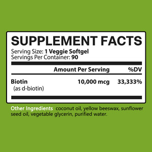 Nhà sản xuất bổ sung Biotin Softgels tiên tiến giúp làm sống lại vẻ đẹp toàn diện của bạn và tăng cường trẻ hóa cuối cùng của bạn - Product Image 2