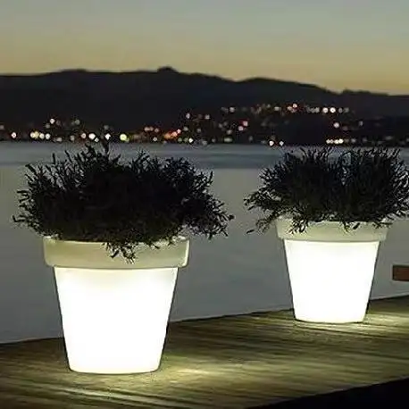 China Factory Hot Selling Led Verlichting Bloempot/Opladen Verlichting Bloempot/Solar Licht Bloempot