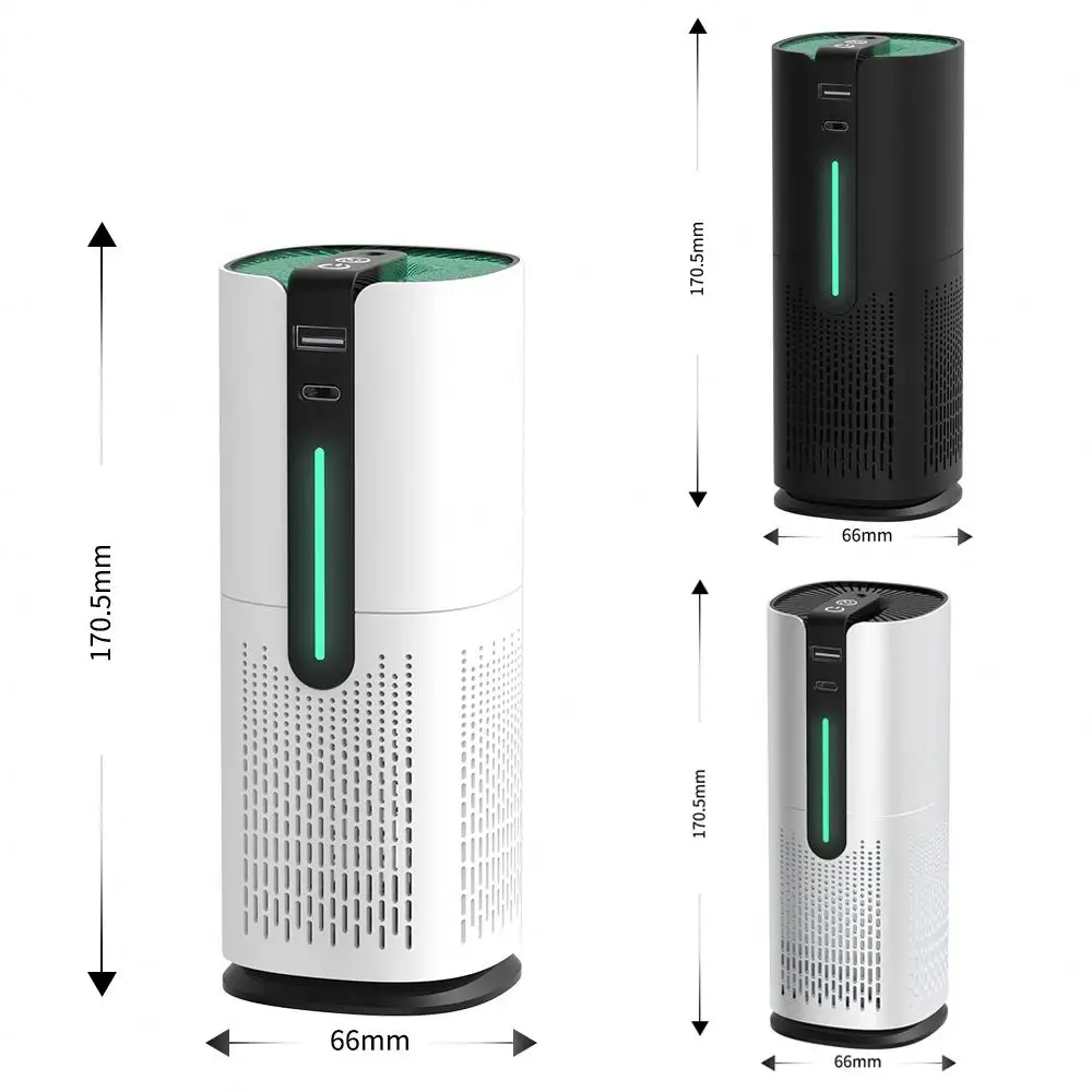 個人用車用清浄機小型機製エアフィルターカートリッジデスク清浄機殺菌機香り機車用空気清浄機