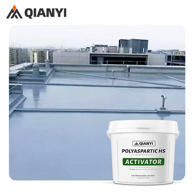 Polyurea Waterproof Topcoat High Elastic Anti Crack Protective Roof and Concrete Coating