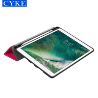 Misscyke — étui en cuir Pu pour tablette, couverture de Table, avec porte-crayon, de 3e génération, pour Apple iPad Air3 10.5 2019, iPad Pro 2017