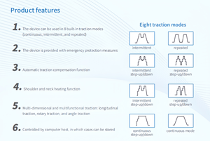 เครื่องยืดกระดูกสันหลังกระดูกสันหลังส่วนคอเครื่องเพิ่มความสูงให้ความร้อน - Product Image 5