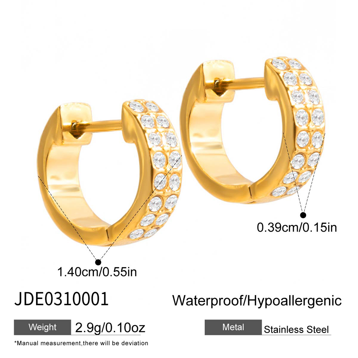18K Gold JDE0310001