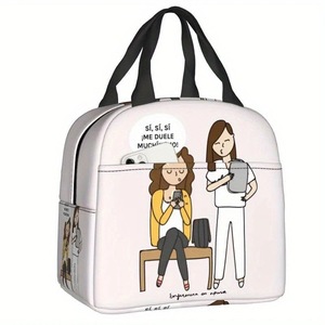 Sac à déjeuner vert menthe pour infirmière, sac isotherme portable avec fermeture éclair pour le personnel médical, pour femmes, pour l'école, le bureau, les voyages - Product Image 4