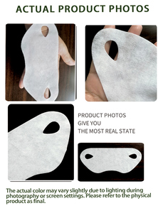 Miếng dán nâng cằm hai mặt bằng vải sợi nhỏ siêu mịn Y208, chất liệu cotton, hình chữ V, có móc tai, không dệt, dạng giấy - Product Image 5