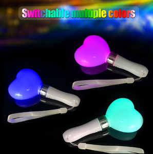 비상용 6인치 녹색 할로윈 완드 웨딩 단디야 스틱 대량 파티 용품 3가지 색상 조명 개인 맞춤형 LED 야광봉 - Product Image 3