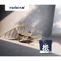 Vanlei New Trend Micro Ciment Set Kit de revêtement liquide pour mur/sol Maison Peinture Décoration