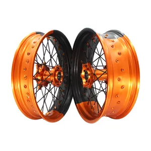 Supermoto Wheels Motorcycle Motorcycle Supermoto Wheels Supermotard Wheel Set For KTM EXC SXF SX