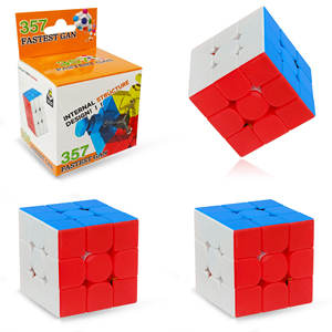 Cubo Magico 5.5cm Promozionale in Plastica Colorata 3*3*3 Giocattolo Educativo per Bambini - Product Image 1