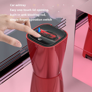 Smart Auto posacenere LED luce portatile senza fumo creativo copertura di personalità sensore automatico accendini digitali per sigaretta parti - Product Image 1